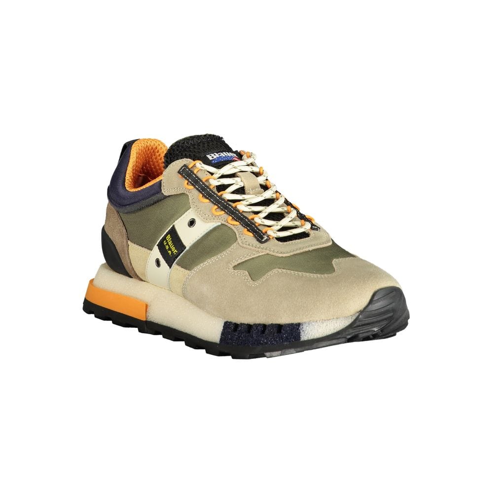 Blauer Sneakers Blauer Green Polyethylene Men Sneaker