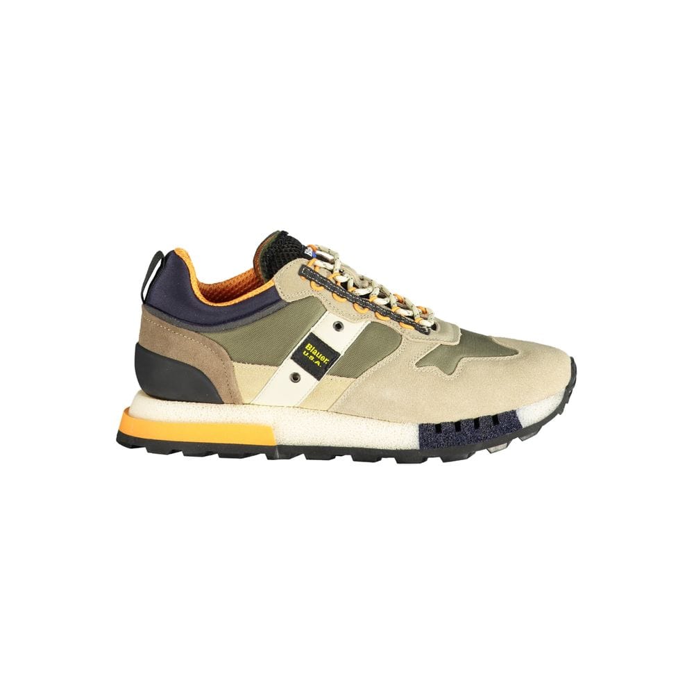 Blauer Sneakers Blauer Green Polyethylene Men Sneaker