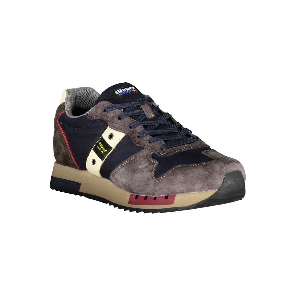 Blauer Sneakers Blauer Sleek Blue Designer Sneakers with Contrast Accents