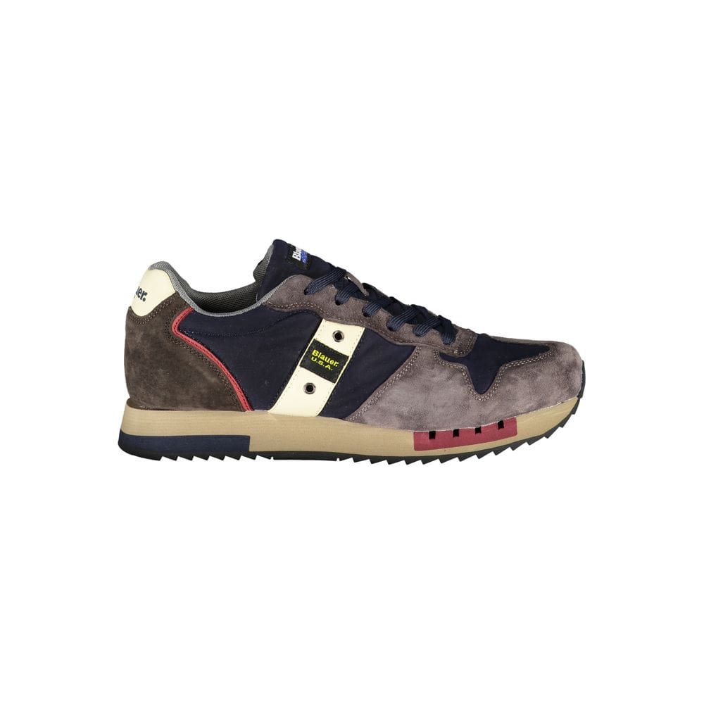 Blauer Sneakers Blauer Sleek Blue Designer Sneakers with Contrast Accents