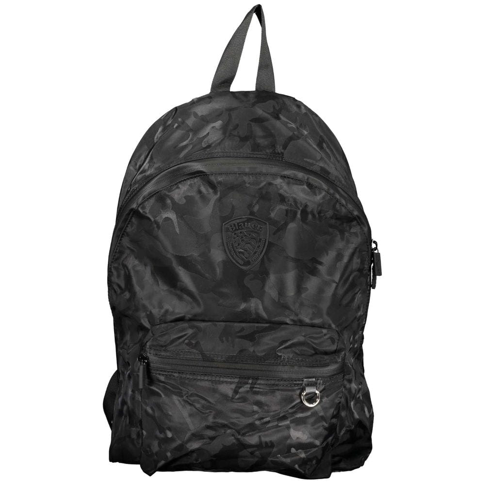 Blauer Premium Polos Blauer Sleek Urban Black Backpack with Laptop Sleeve