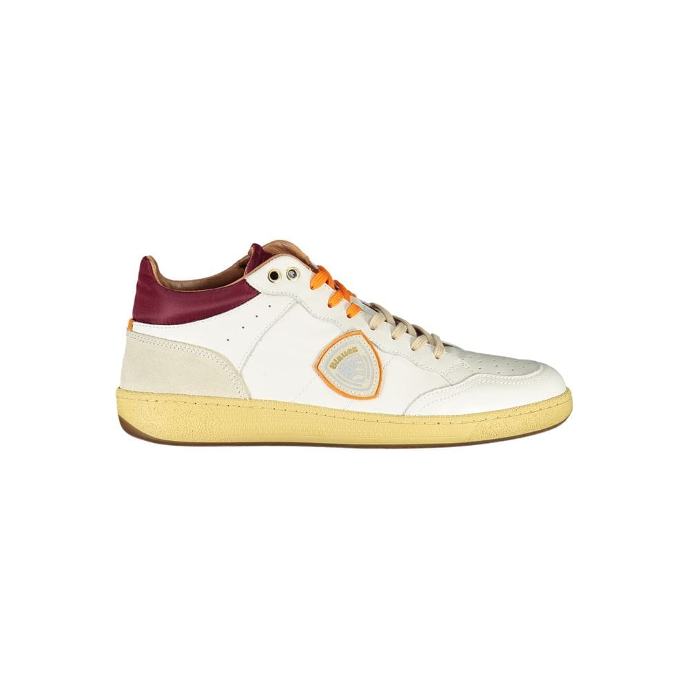 Blauer Sneakers Blauer Sleek White Sneakers with Contrast Accents