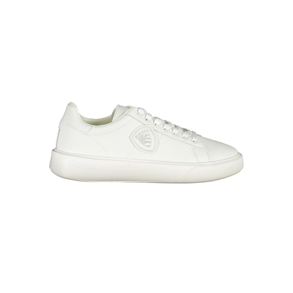 Blauer Sneakers Blauer White Leather Men Sneaker