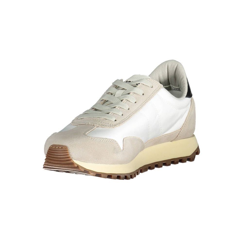 Blauer Sneakers EU46 Blauer White Polyester Sneaker