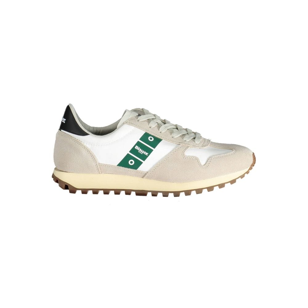 Blauer Sneakers EU46 Blauer White Polyester Sneaker