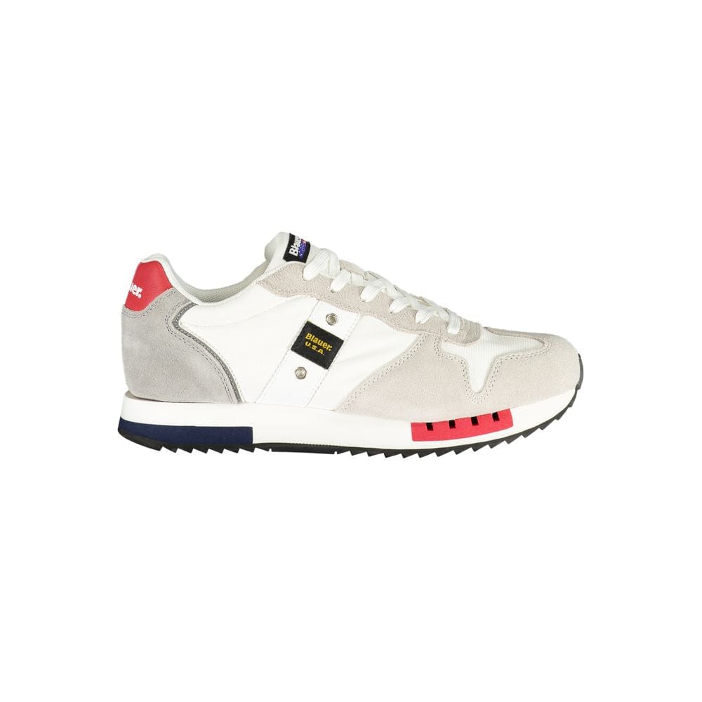 Blauer Sneakers Blauer White Polyethylene Men Sneaker
