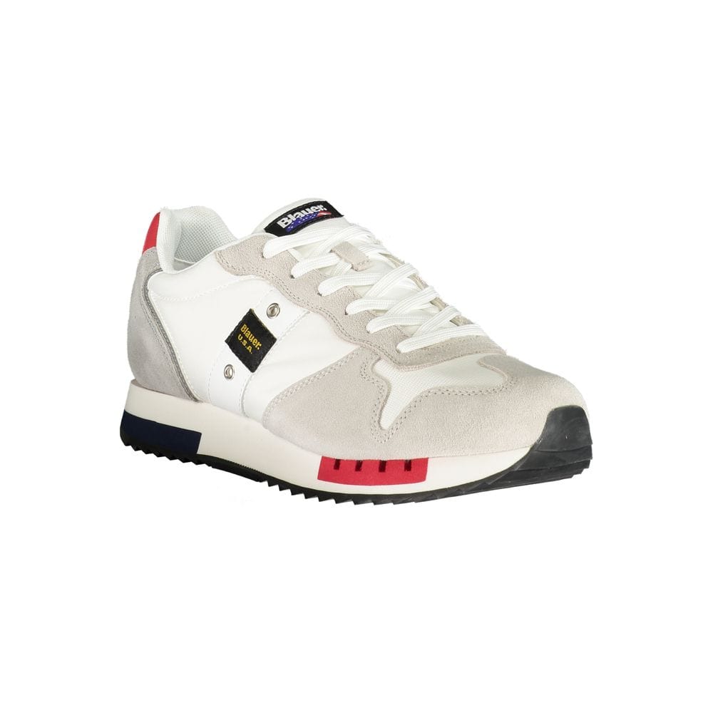 Blauer Sneakers Blauer White Polyethylene Men Sneaker