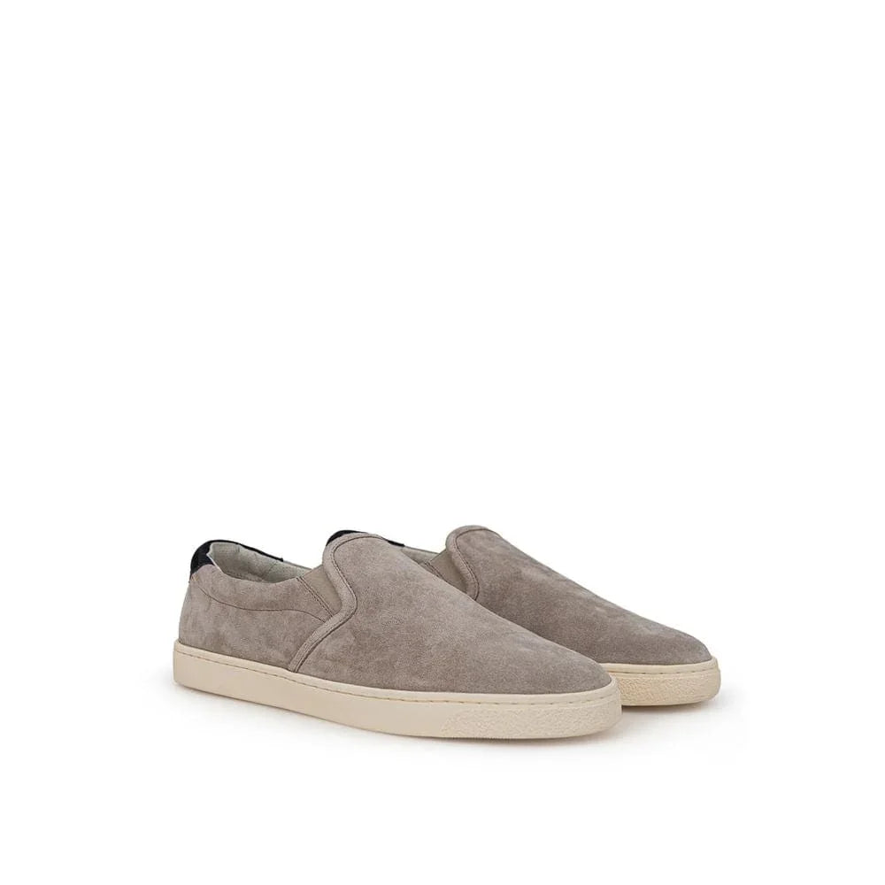 Brunello Cucinelli Sneakers 44 Brunello Cucinelli Gray Leather Sneaker