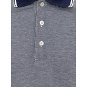 Canali Polos IT50 | L Canali Blue Cotton Polo Shirt