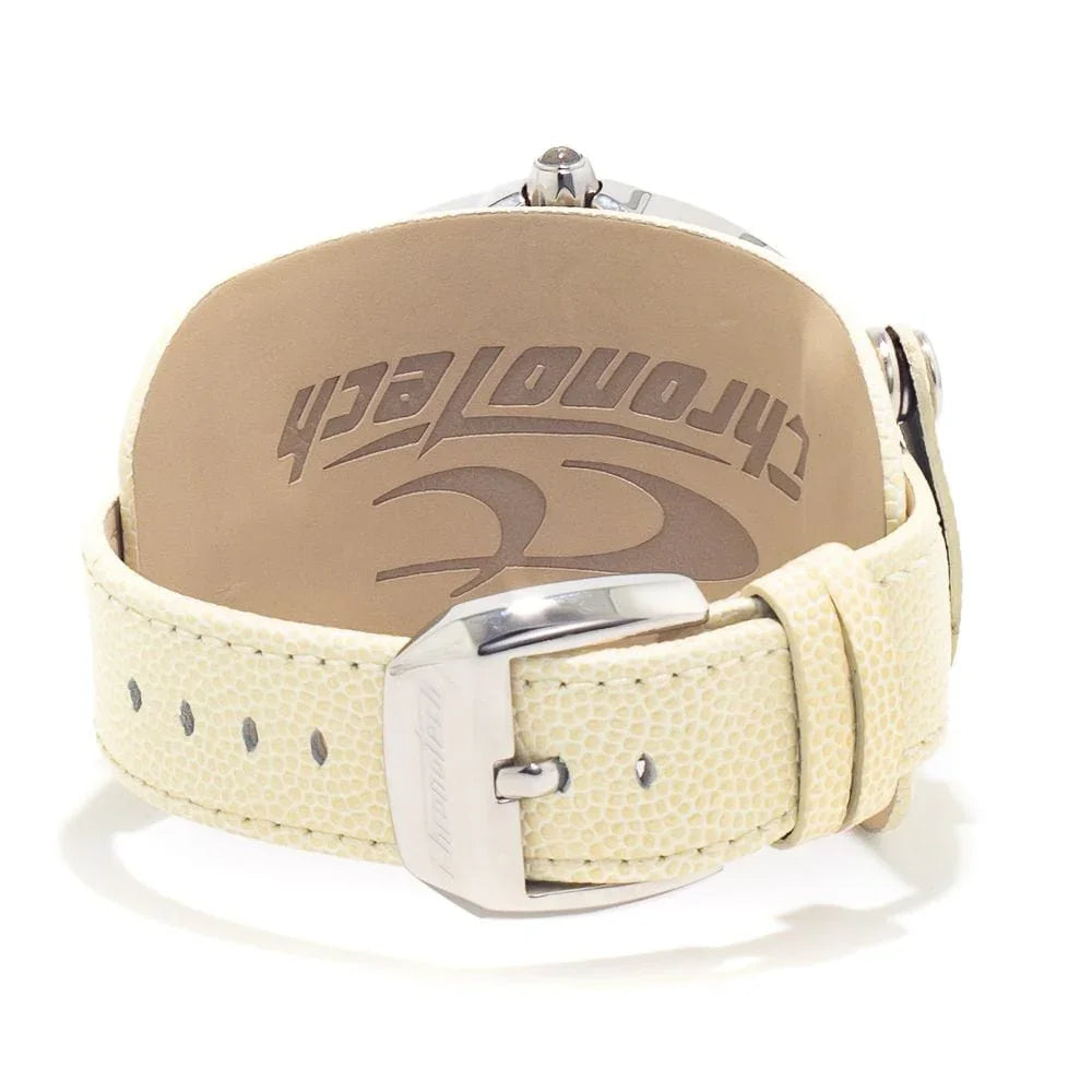 Chronotech Watches Chronotech Beige Leather Watch