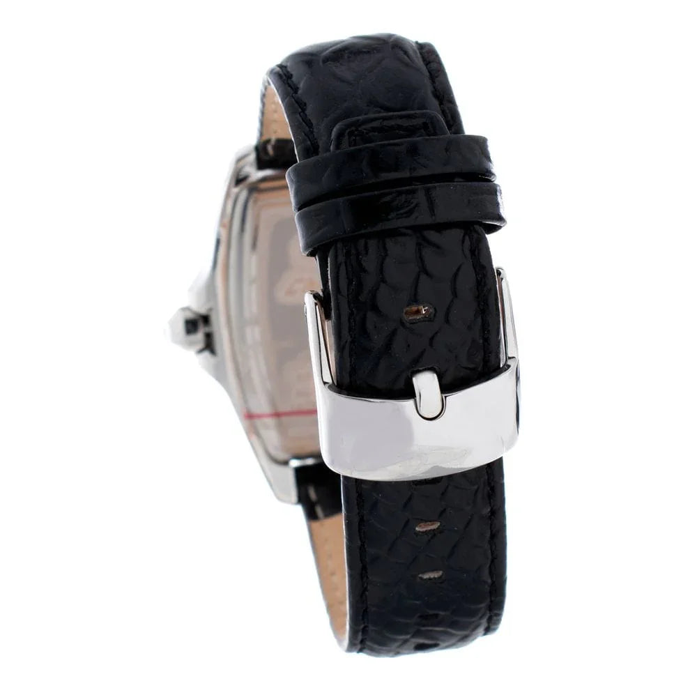 Chronotech Watches Chronotech Black Leather Watch