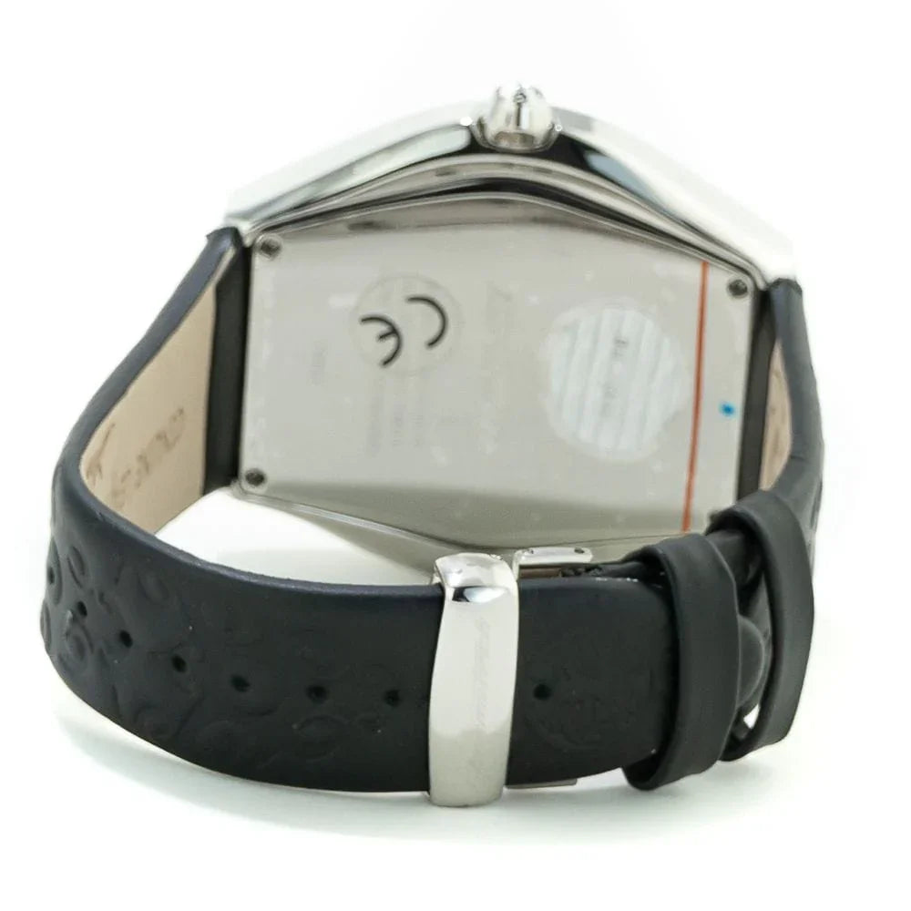 Chronotech Watches Chronotech Black Leather Watch