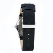 Chronotech Watches Chronotech Black Leather Watch