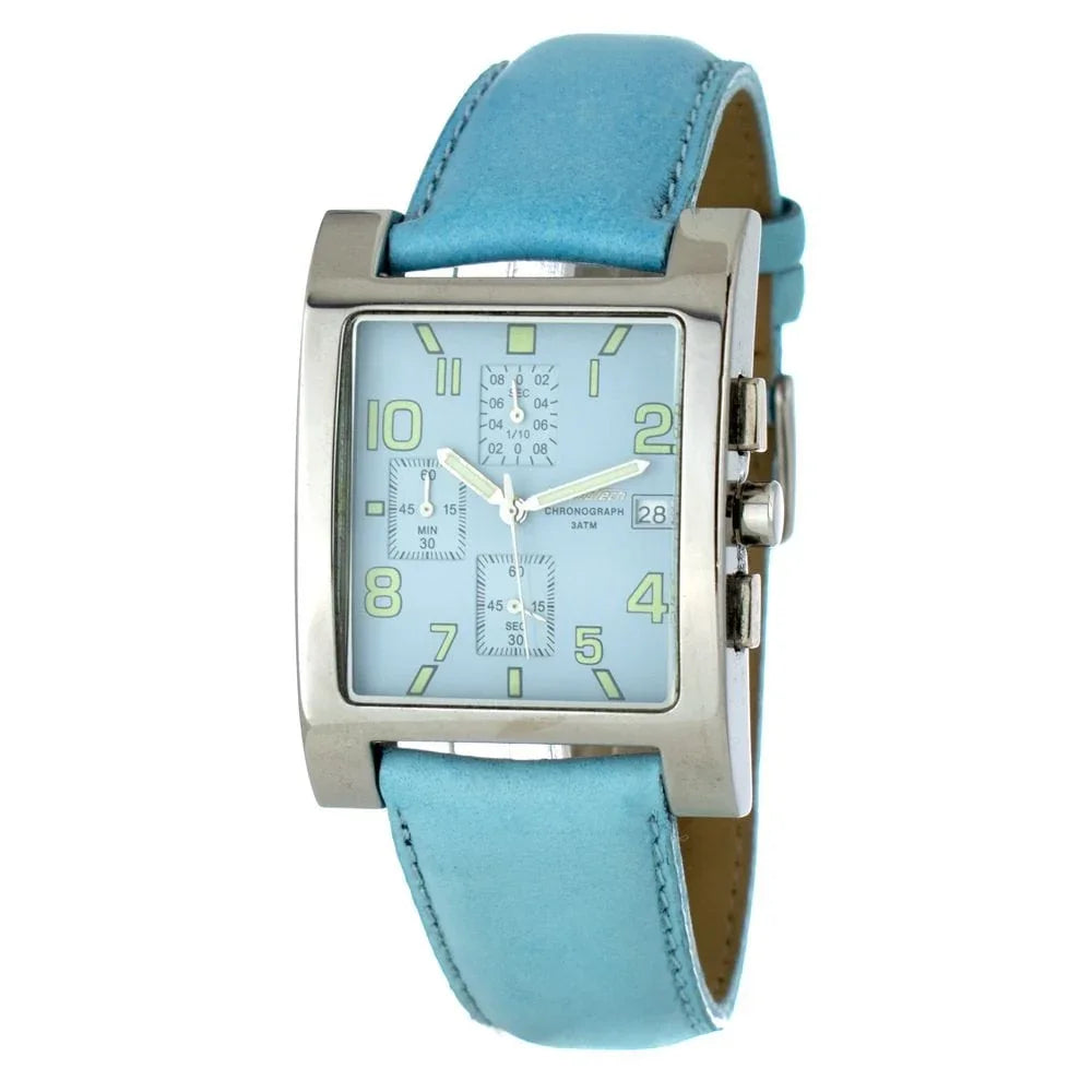 Chronotech Watches Chronotech Blue Leather Watch