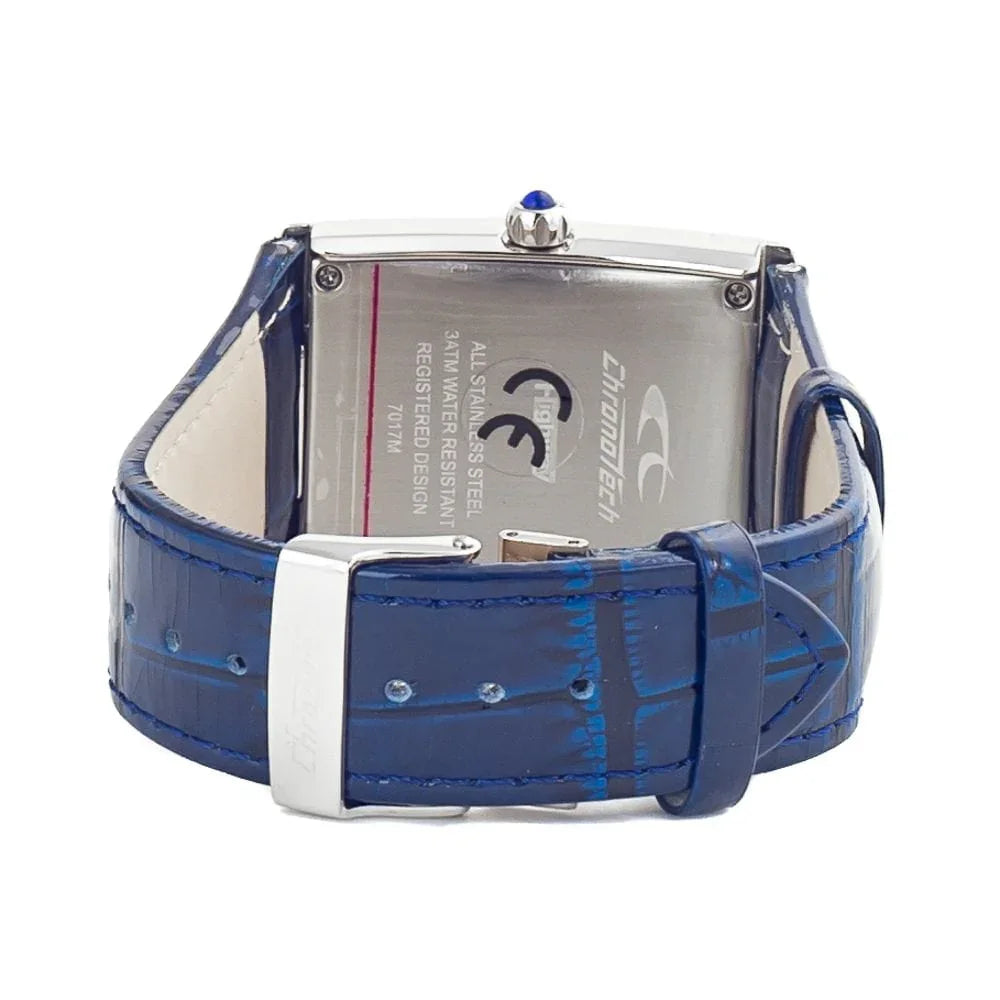 Chronotech Watches Chronotech Blue Leather Watch