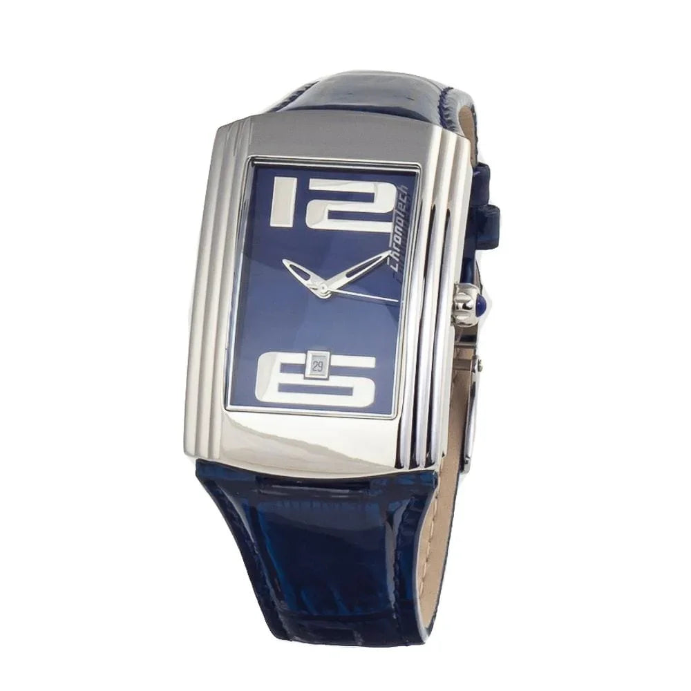 Chronotech Watches Chronotech Blue Leather Watch