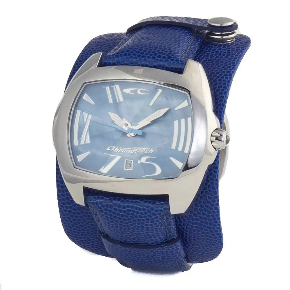 Chronotech Watches Chronotech Blue Leather Watch