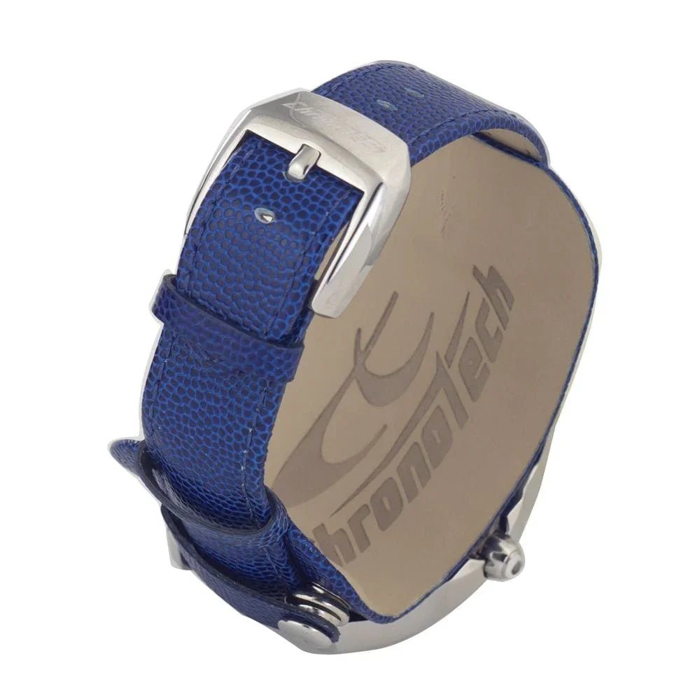 Chronotech Watches Chronotech Blue Leather Watch