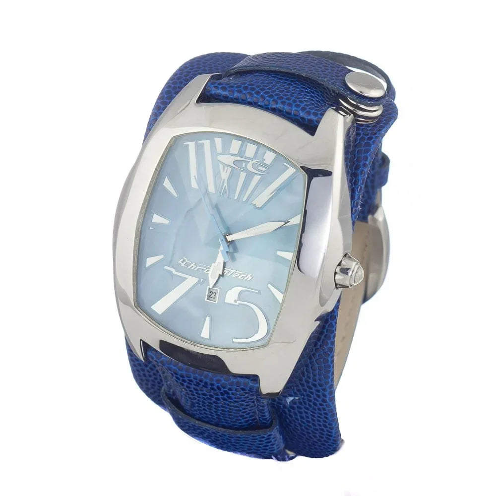 Chronotech Watches Chronotech Blue Leather Watch