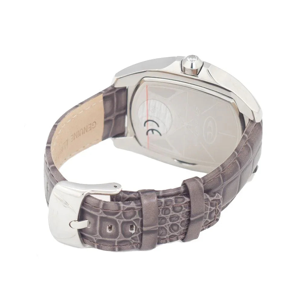 Chronotech Watches Chronotech Gray Leather Watch
