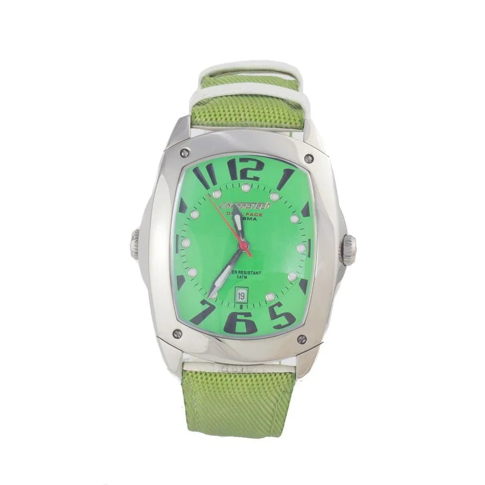 Chronotech Watches Chronotech Green Leather Watch