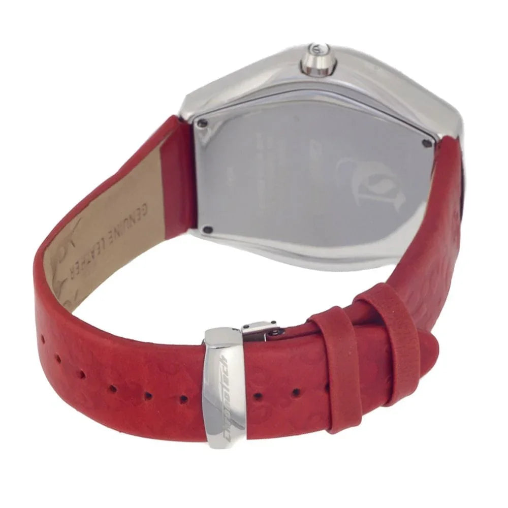 Chronotech Watches Chronotech Red Leather Watch