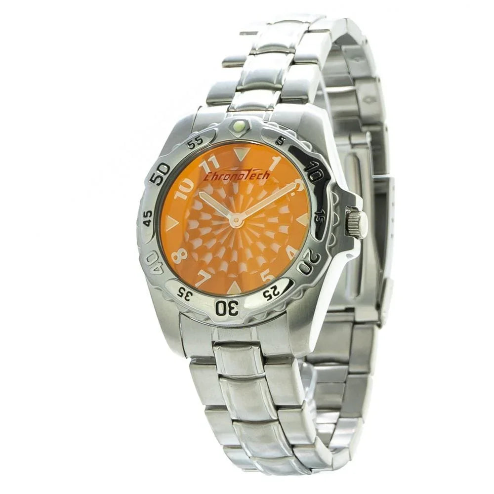 Chronotech Watches Chronotech Silver Stainless Steel Watch