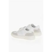 Corneliani Sneakers EU39/US6 Corneliani CC COLLECTION Leather Low-top Sneakers With Suede Detail