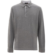 Corneliani Polos IT50 | L Corneliani Gray Cotton Polo Shirt