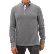 Corneliani Polos IT50 | L Corneliani Gray Cotton Polo Shirt