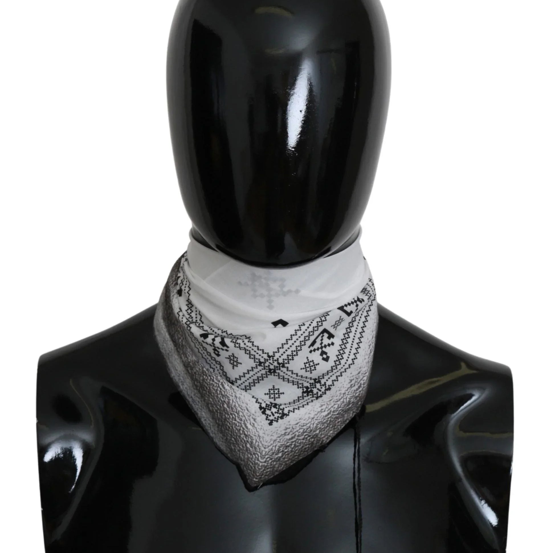 Costume National Scarves Costume National Chic White Cotton Men's Scarf