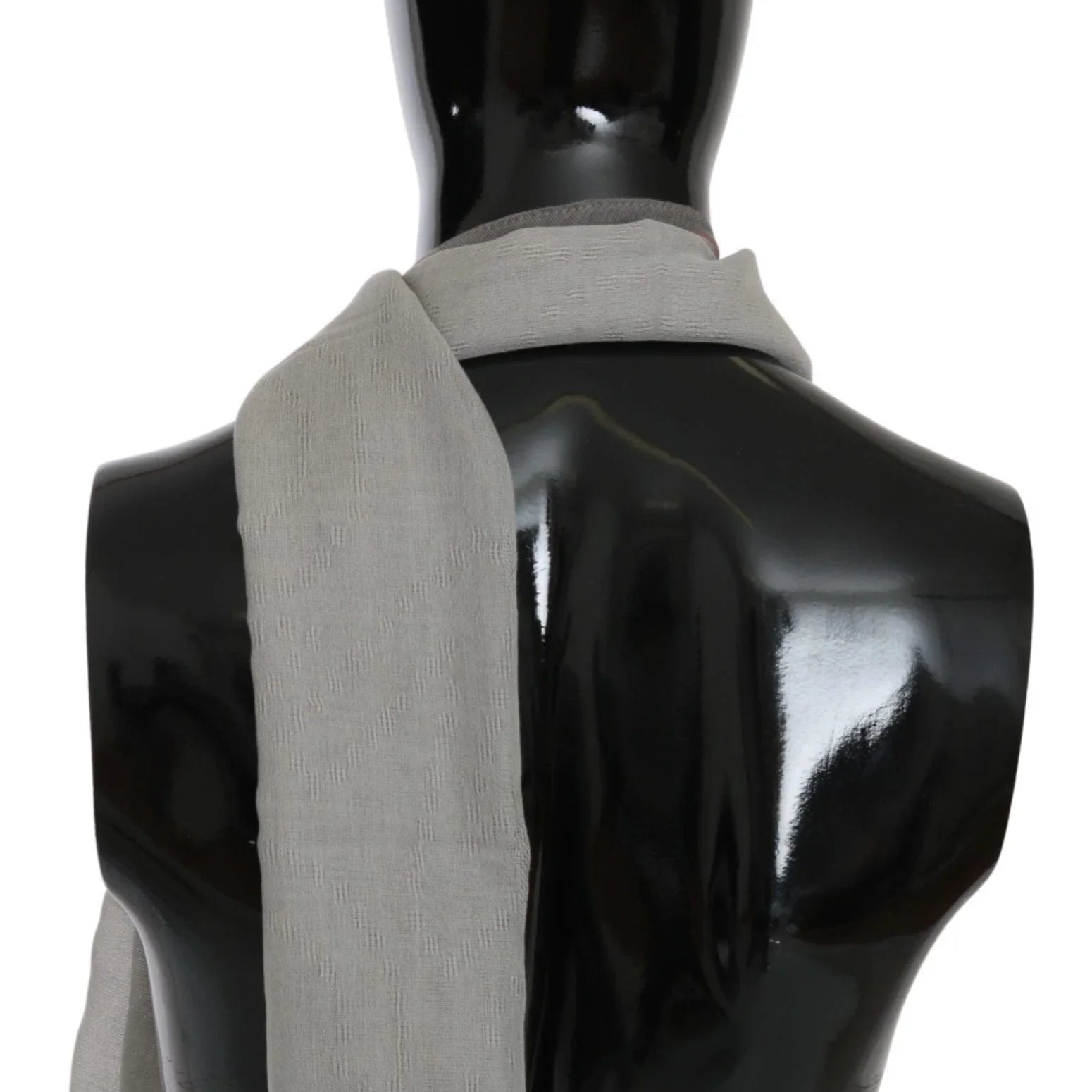 Costume National Scarves Costume National Elegant Gray Cotton Men's Scarf