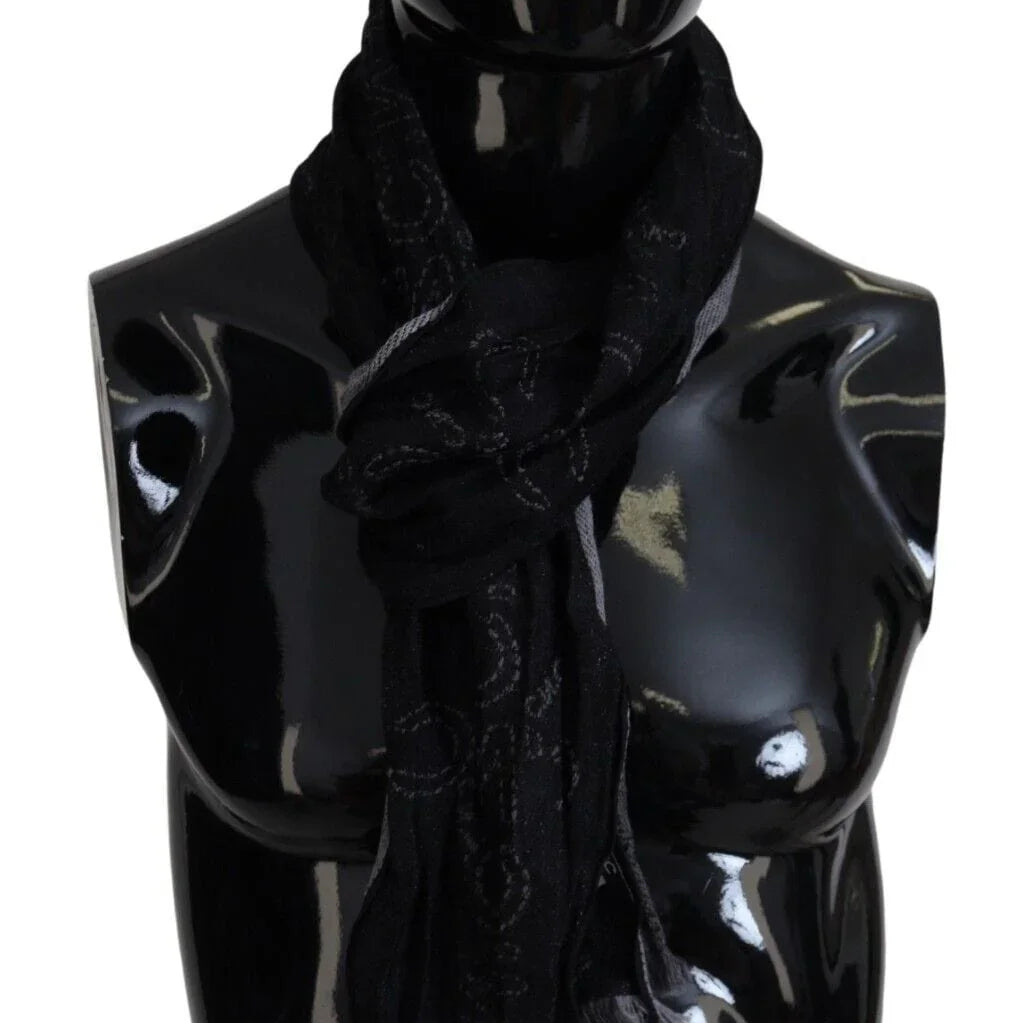 Costume National Scarves Costume National Elegant Italian Wool Men's Scarf Wrap