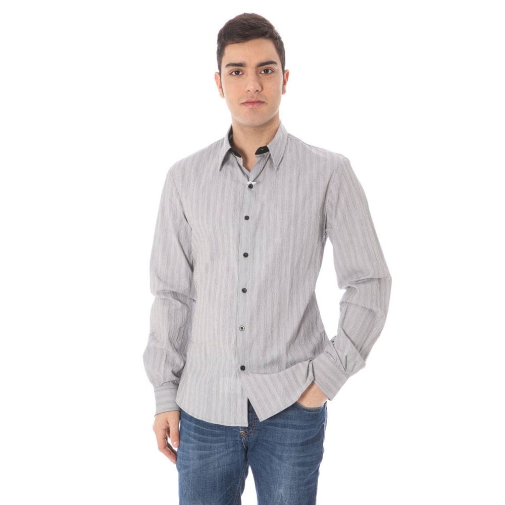 Costume National Costume National White Cotton Men Shirt