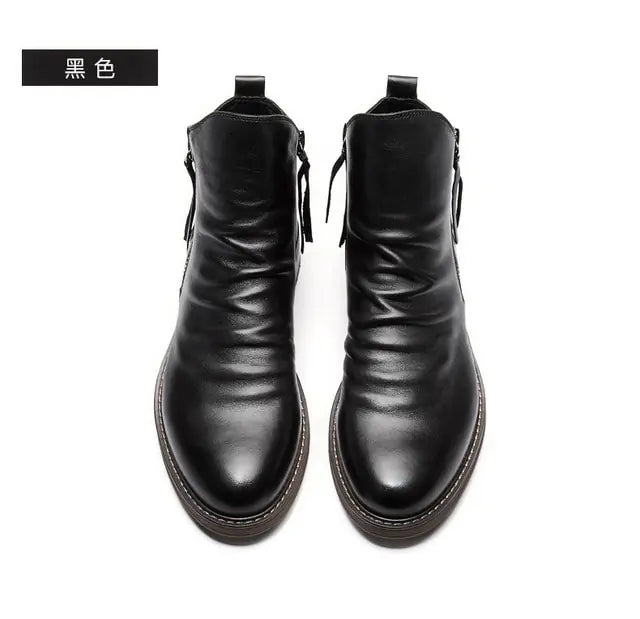 Men's Leather Boots: VINTAGE VIBE