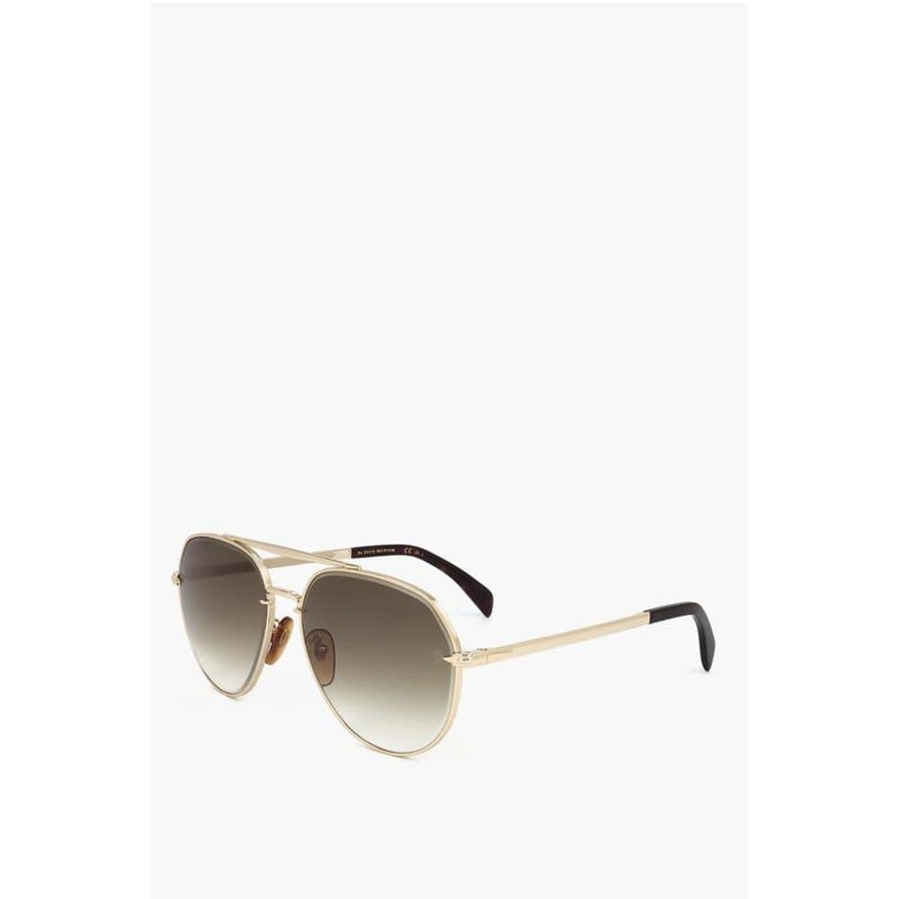 David Beckham Sunglasses David Beckham Aviator Sunglasses with Gradient Lenses