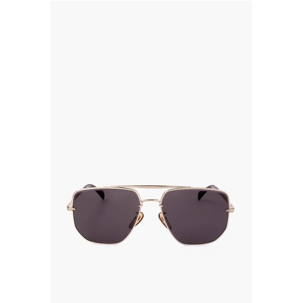 David Beckham Sunglasses David Beckham Aviator Sunglasses with Metal Frame