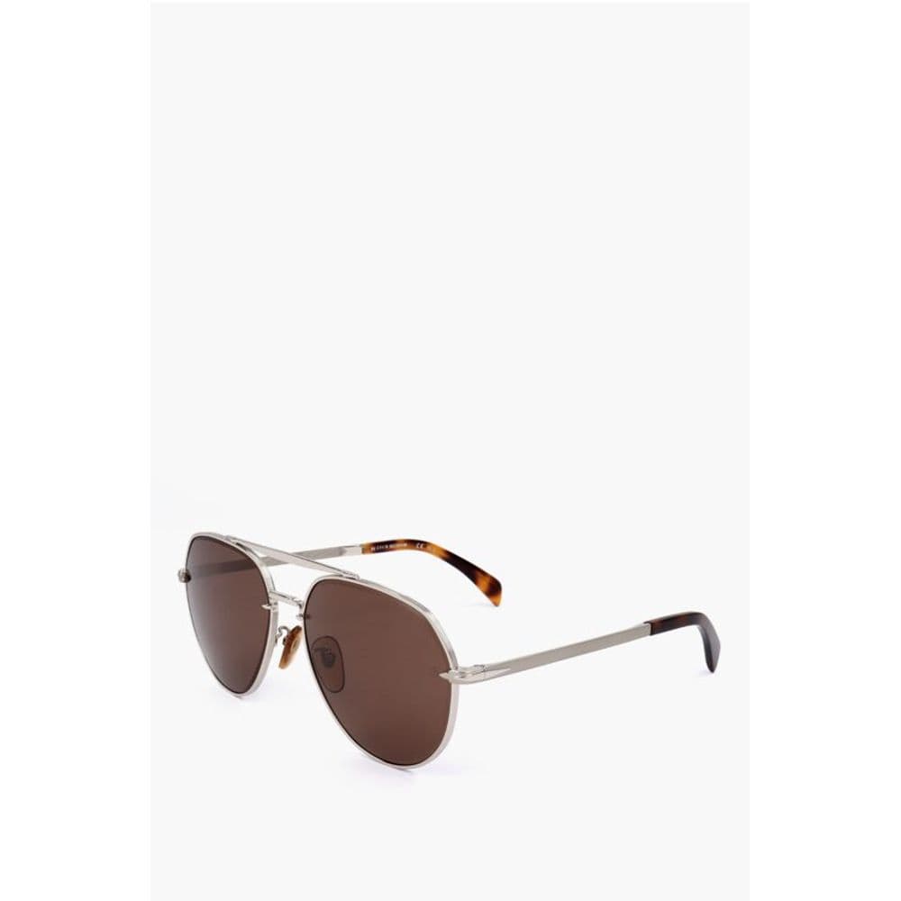 David Beckham Sunglasses David Beckham Aviator Sunglasses with Metal Frame