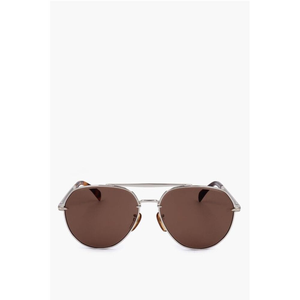 David Beckham Sunglasses David Beckham Aviator Sunglasses with Metal Frame