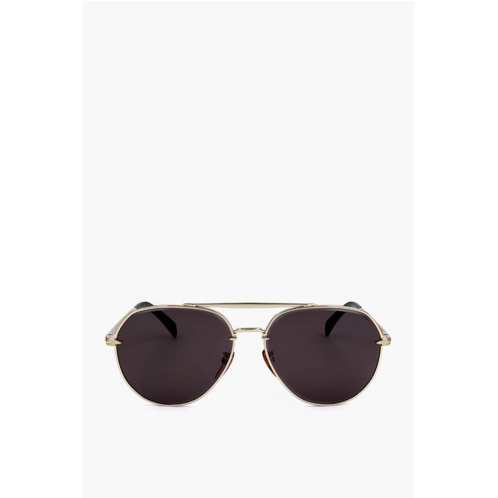 David Beckham Sunglasses David Beckham Aviator Sunglasses with Metal Frame
