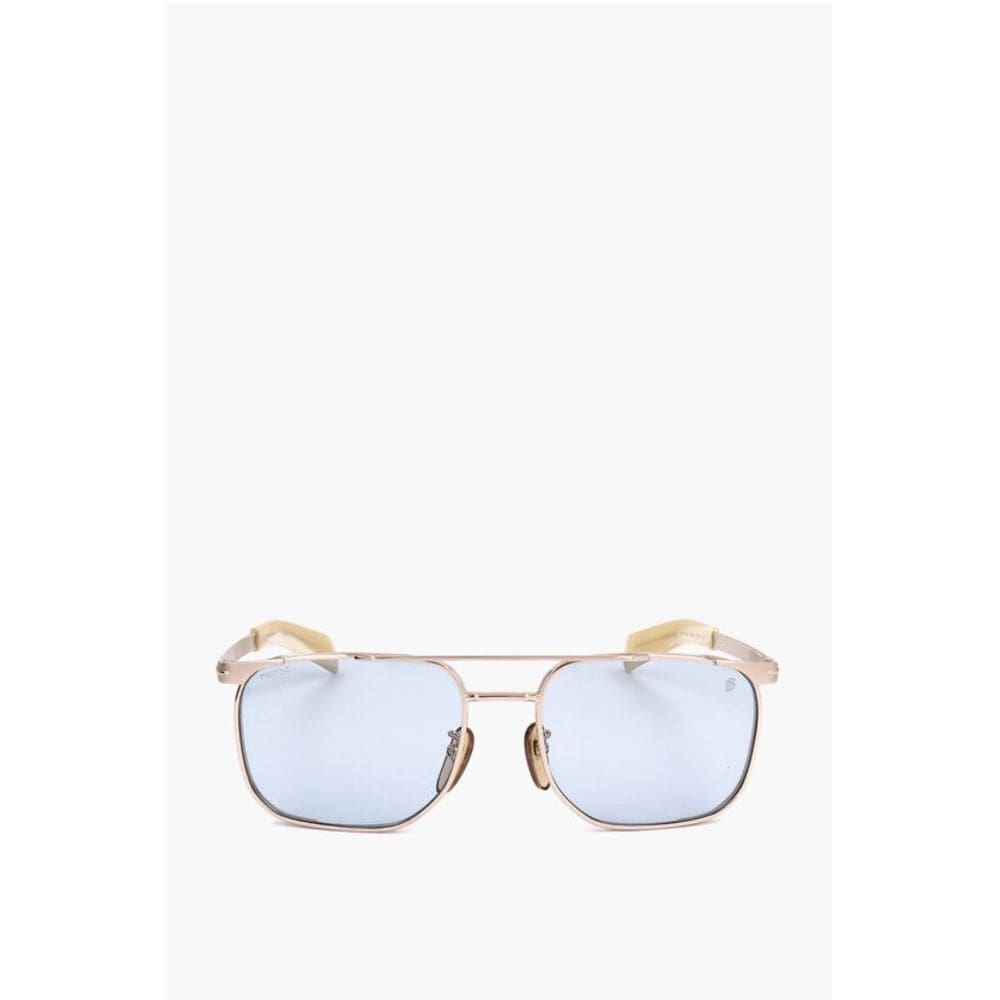 David Beckham Sunglasses David Beckham Aviator Sunglasses with Metal Frame