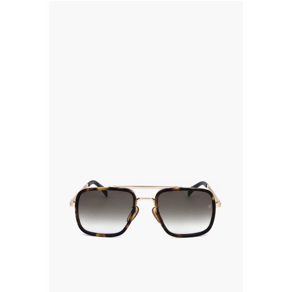 David Beckham Sunglasses David Beckham Tortoiseshell Aviator Sunglasses with Gradient Lenses