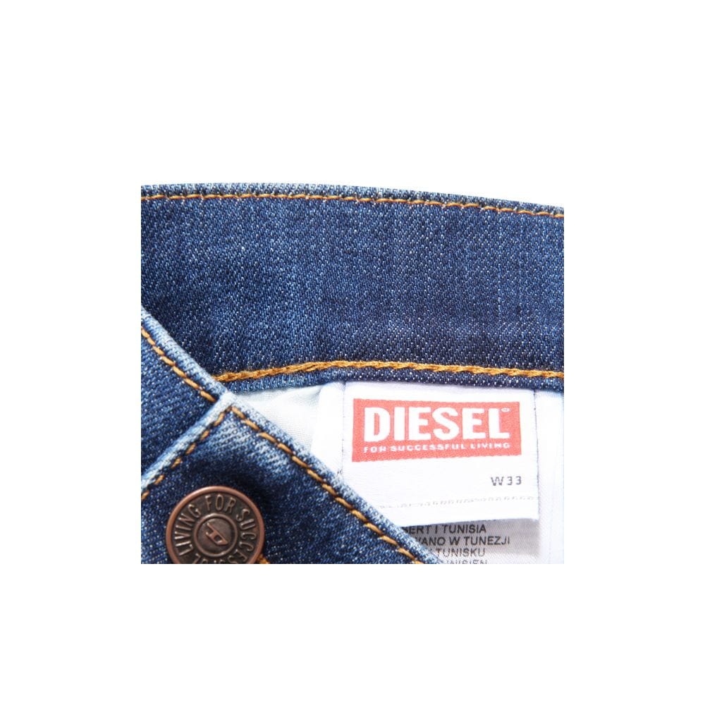 Diesel Premium Polos Diesel Blue Cotton Jeans & Pant