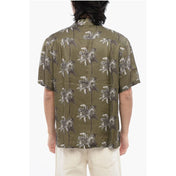 Diesel Diesel RED TAG Short Sleeved BMOWT-ADRIAN Shirt with Palms Pattern