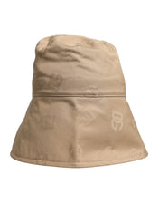 Dolce & Gabbana 58 cm|M Dolce & Gabbana Beige Logo Monogram Cotton Bucket Cap