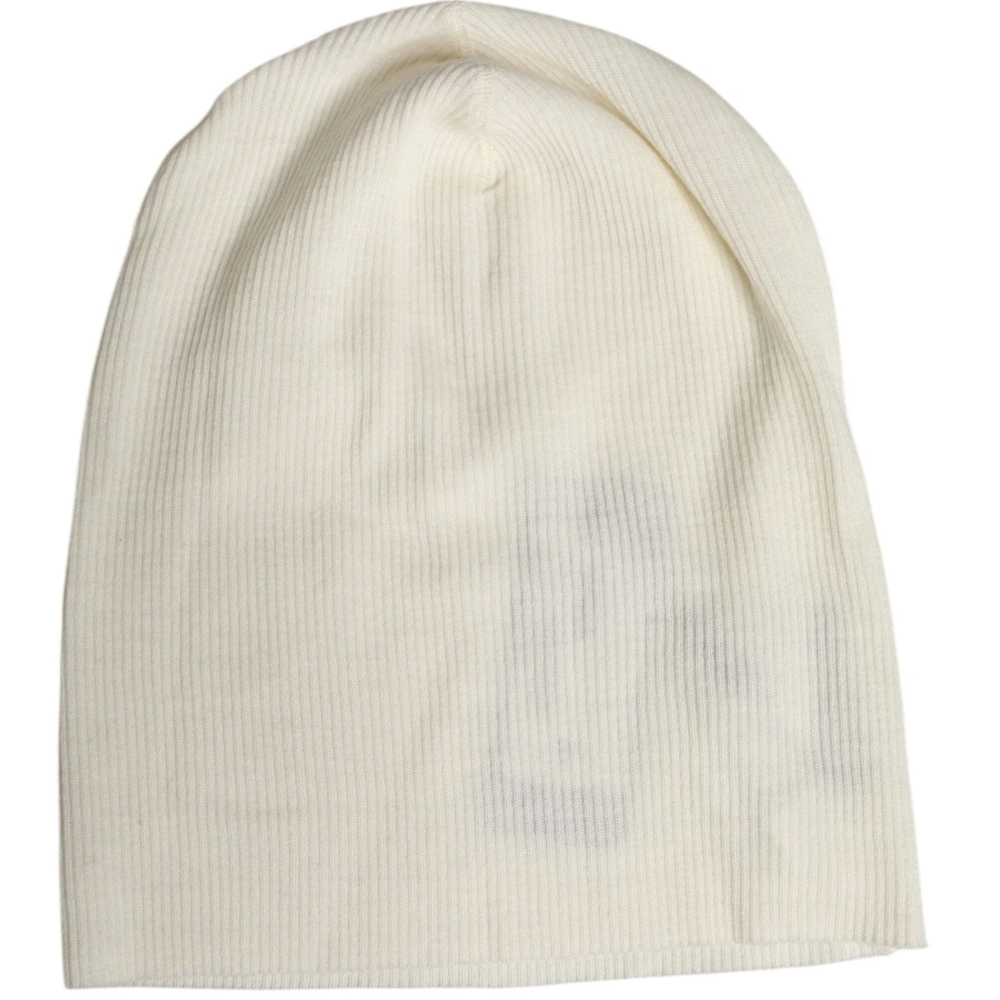 Dolce & Gabbana Dolce & Gabbana Beige Wool Blend Knitted Beanie Cap
