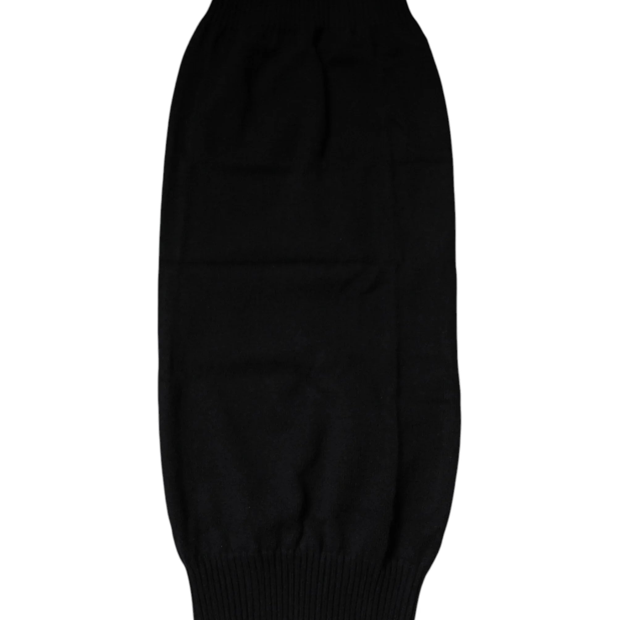 Dolce & Gabbana Dolce & Gabbana Black Cashmere Knitted Neck Warmer Foulard Scarf