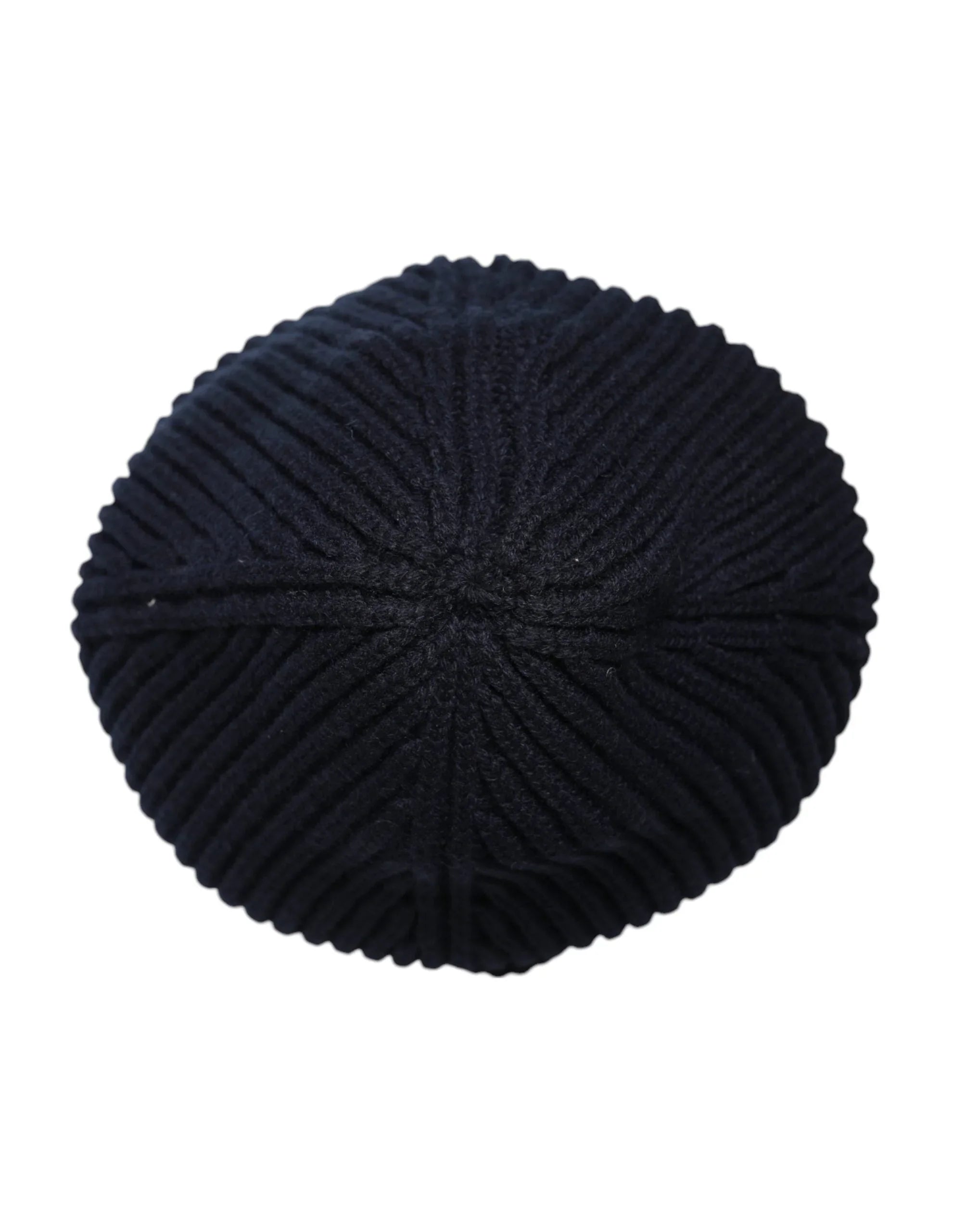 Dolce & Gabbana Dolce & Gabbana Black Cashmere Knitted Winter Beanie Hat