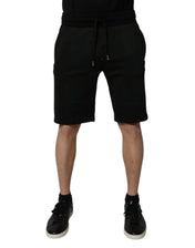 Dolce & Gabbana Casual/Chino Shorts IT48 | M Dolce & Gabbana Black Cotton Sweatshorts Men Bermuda Shorts