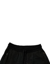 Dolce & Gabbana Casual/Chino Shorts IT48 | M Dolce & Gabbana Black Cotton Sweatshorts Men Bermuda Shorts